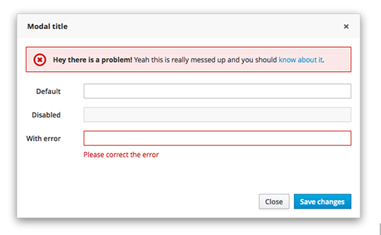 Error and Validation