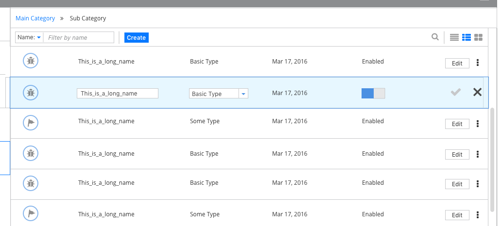 Image of List View
